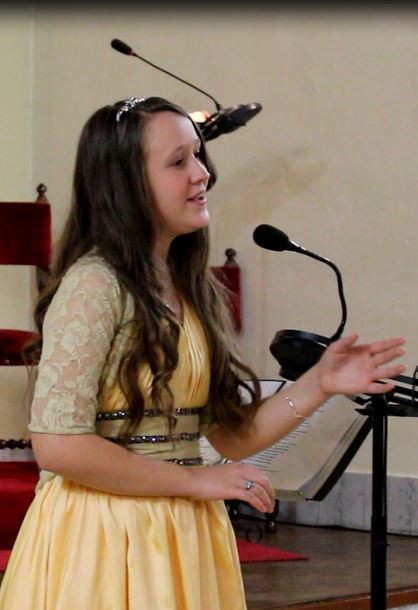 Young soprano talent Marie-Juliette in Christmas concert 2014 - Buenos Aires - La Plata